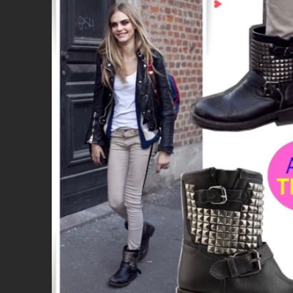 ASH titán studded biker boots - Picture 3 of 13
